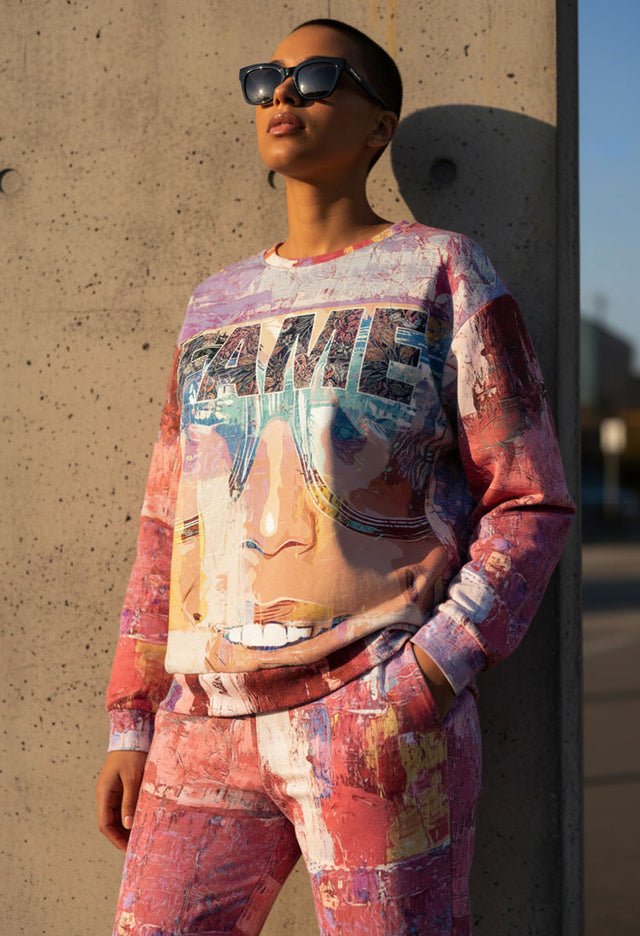 Fame Relaxed Fit Essentials Sweatshirt