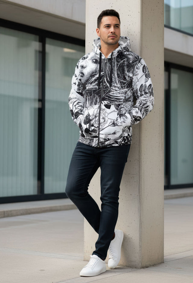 Fiora Mens Zip Hoodie