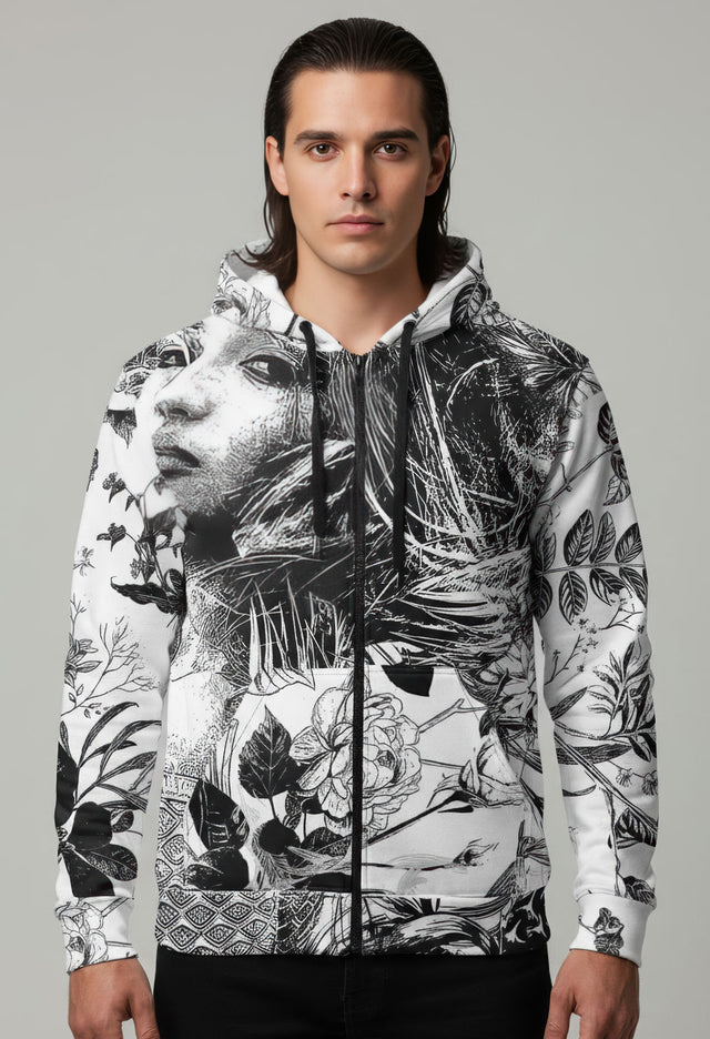 Fiora Mens Zip Hoodie