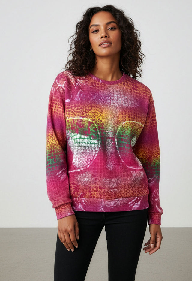 Giana Relaxed Fit Crew Sweatshirt