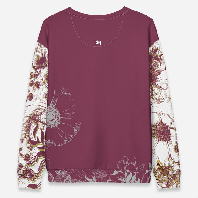 Heartless Relaxed Print Crew Sweatshirt Plus Size