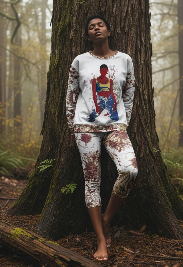 Heartless Relaxed Print Crew Sweatshirt