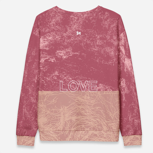 Hope Love Relaxed Fit Crew Sweatshirt