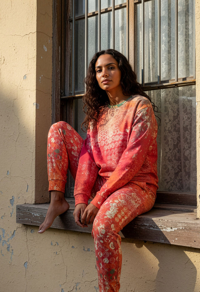 How Sway Fleece Print Sweatshirt