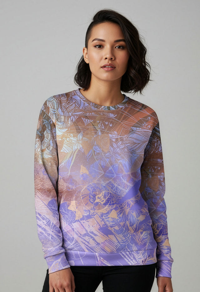 Karissa Sweet Vibrant Soft Fleece Crew