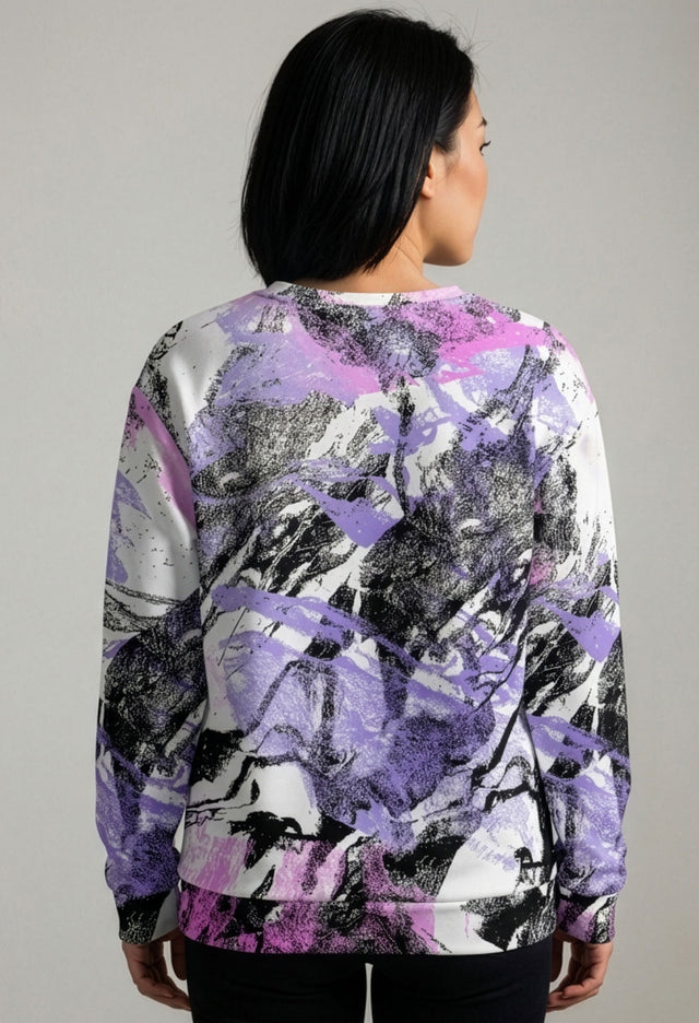 Lani Mani Fleece Oversized Crew Sweatshirt