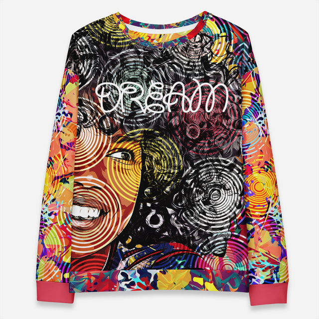 Liquid Dream Crew Fleece Sweatshirt Plus Size