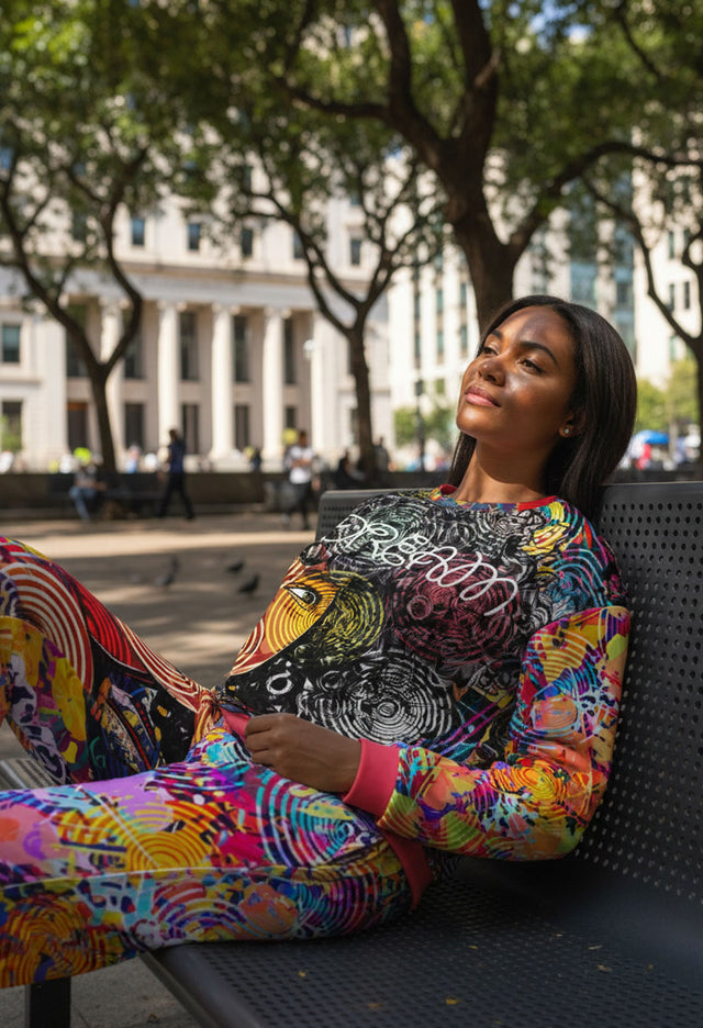 Liquid Dream Crew Fleece Sweatshirt