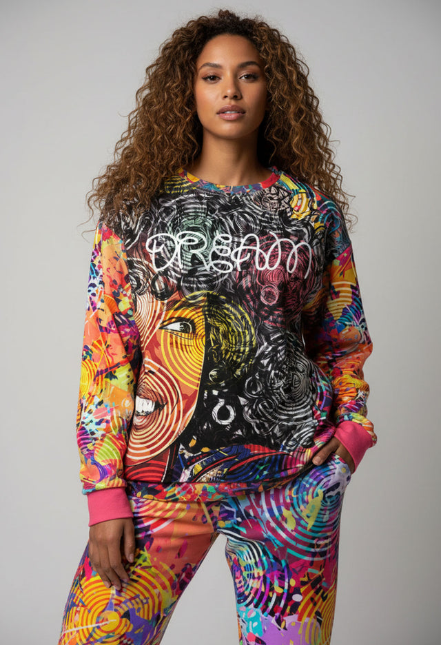 Liquid Dream Crew Fleece Sweatshirt