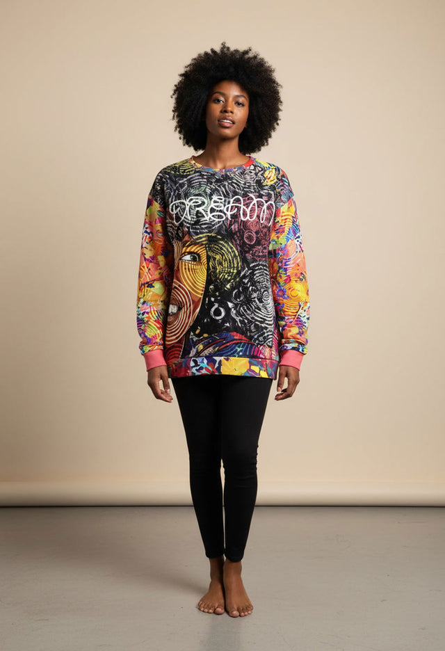 Liquid Dream Crew Fleece Sweatshirt
