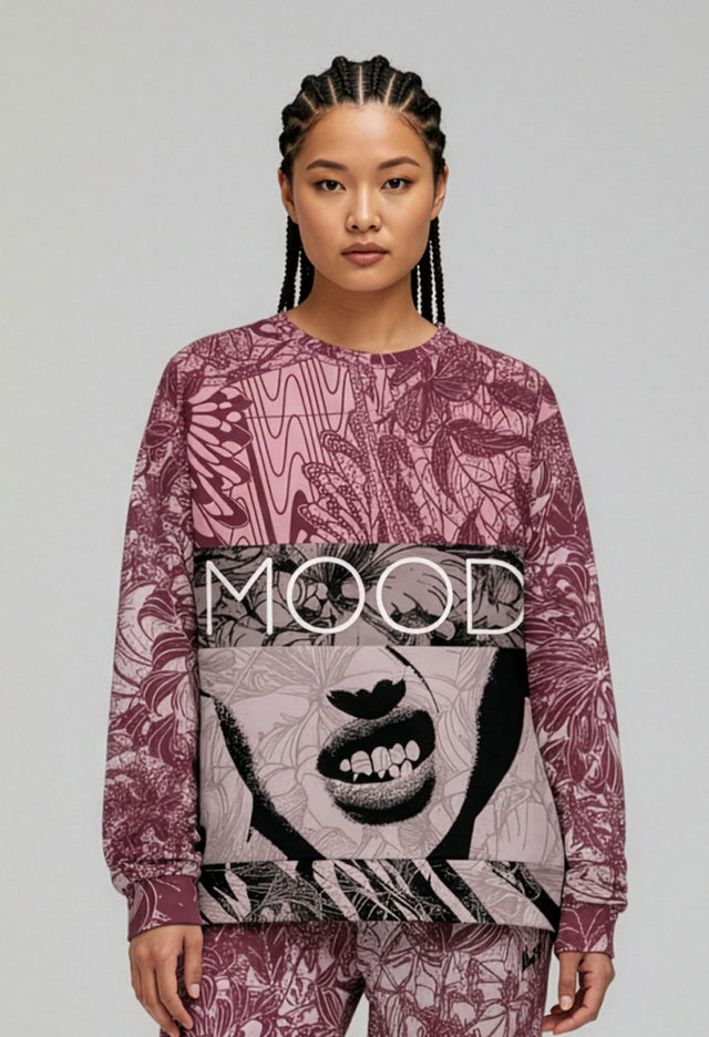 Mood Graphic Crew Sweatshirt