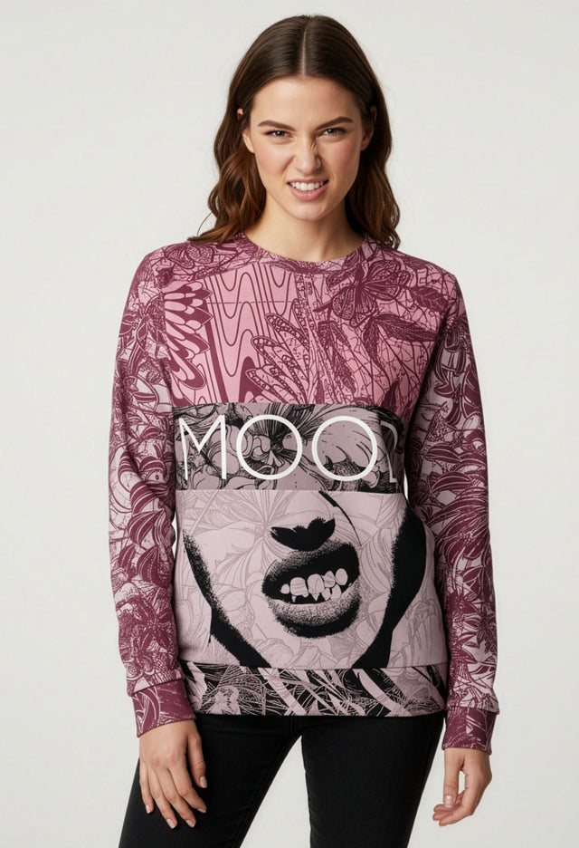 Mood Graphic Crew Sweatshirt
