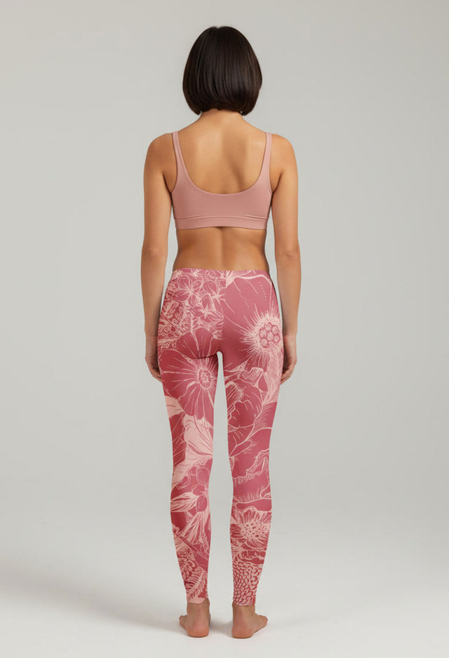 Leggings de encaje matutino