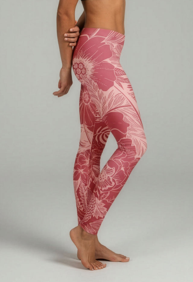 Leggings de encaje matutino