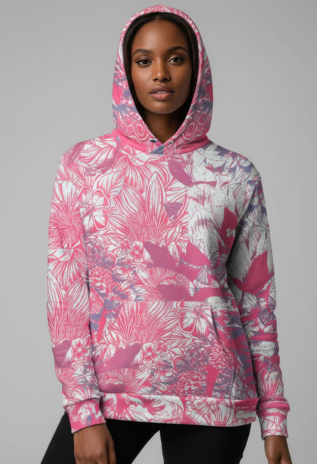 Pink Envy Essentials Relaxed Pullover Hoodie