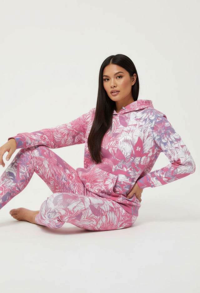 Pink Envy Essentials Relaxed Pullover Hoodie