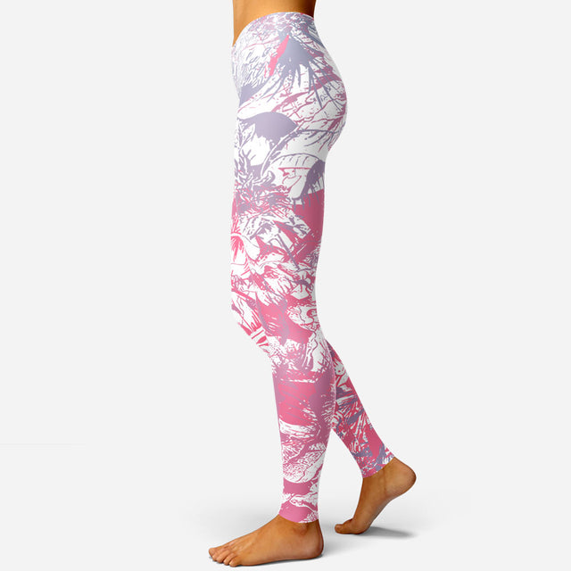 Leggings de envidia rosa 