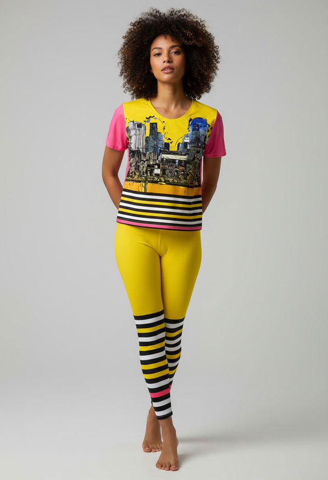 Sick Bee Relaxed Fit Striped Top