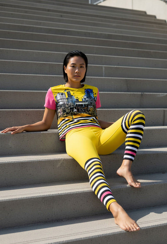 Sick Bee Relaxed Fit Striped Top