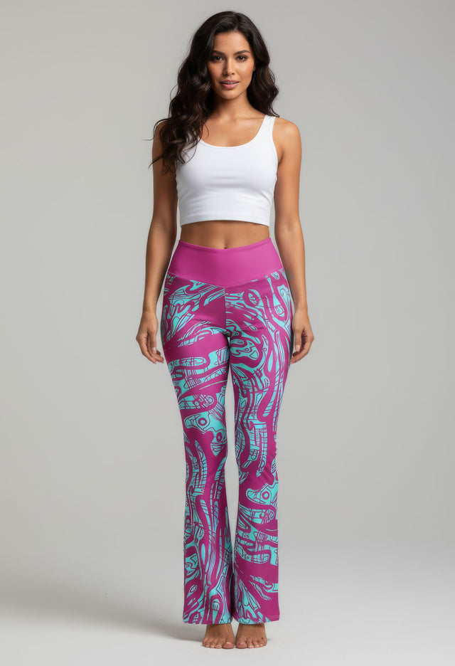 Choi - Eco-Conscious Flare leggings