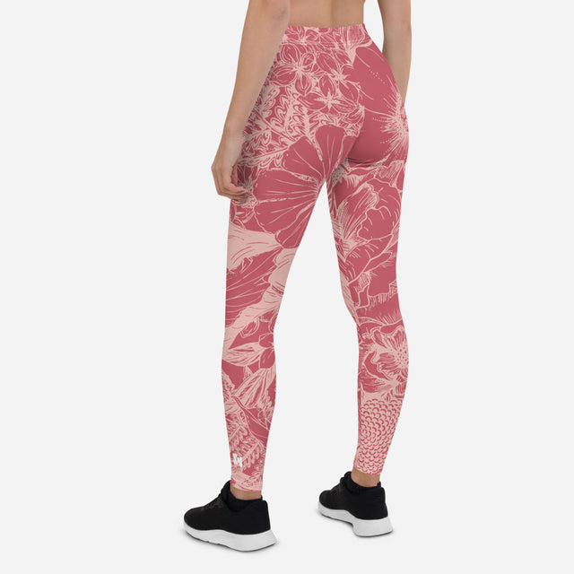 Leggings de encaje matutino