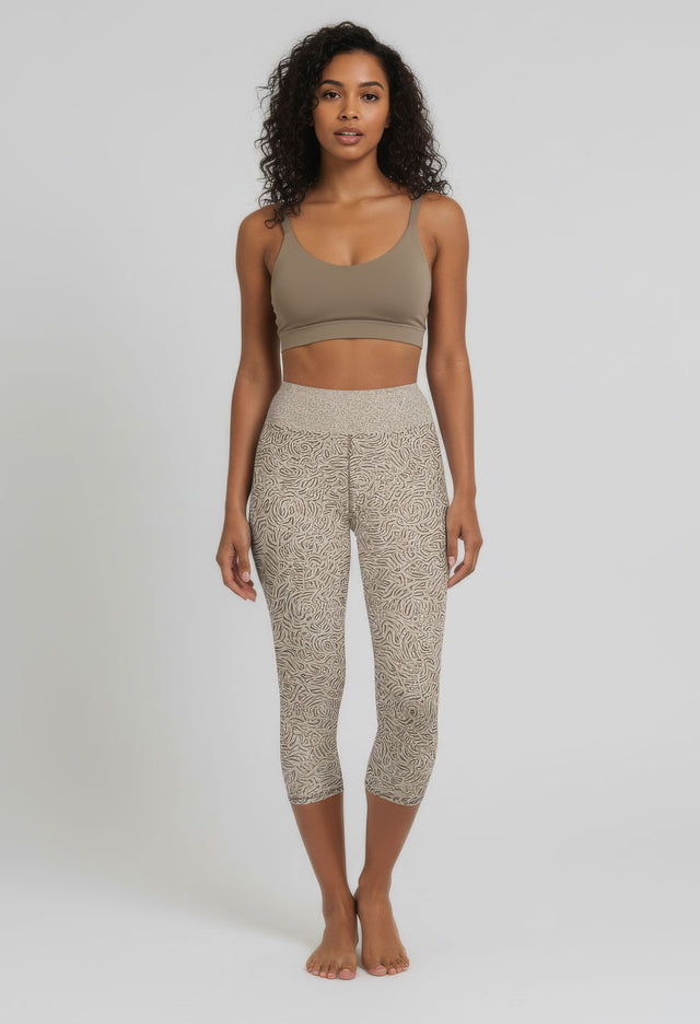 Ika Moss Yoga Capri Leggings