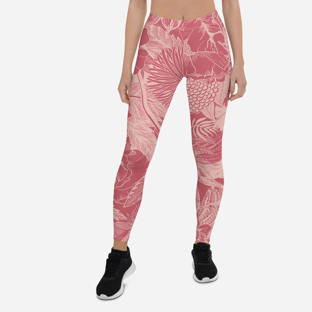 Leggings de encaje matutino