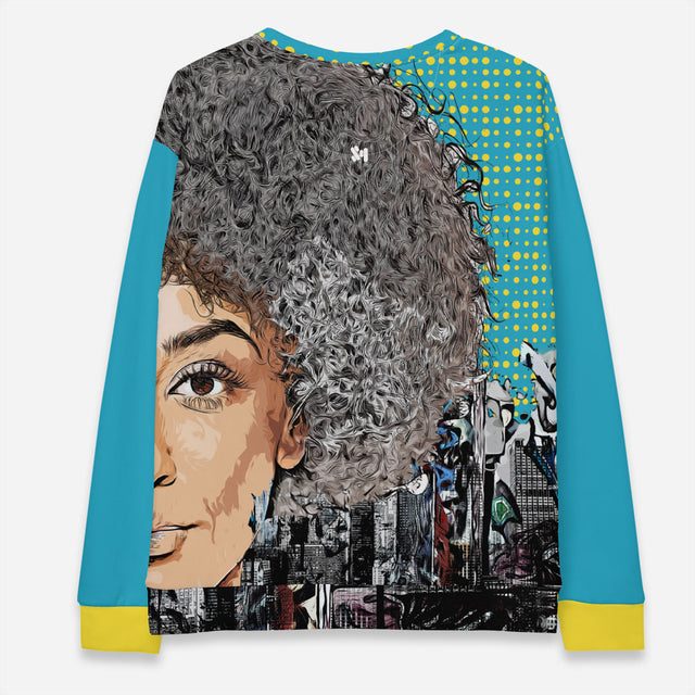 Stellar Custom Fleece Print Sweatshirt Plus Size