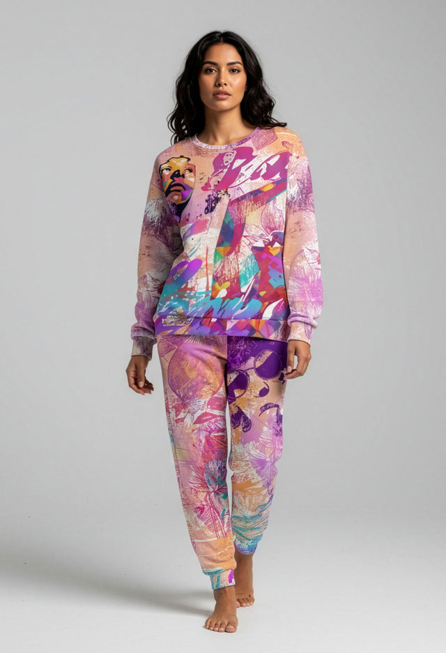 Tessa Relaxed Fit Fleece Crew Sweatshirt