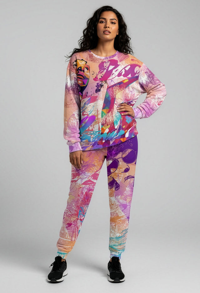 Tessa Relaxed Fit Fleece Crew Sweatshirt