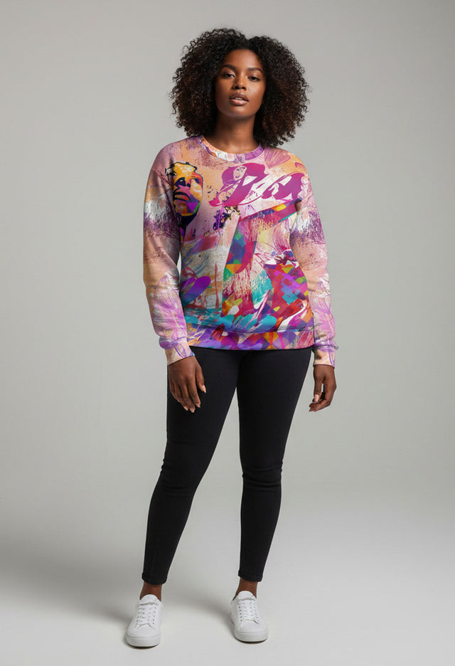 Tessa Relaxed Fit Fleece Crew Sweatshirt