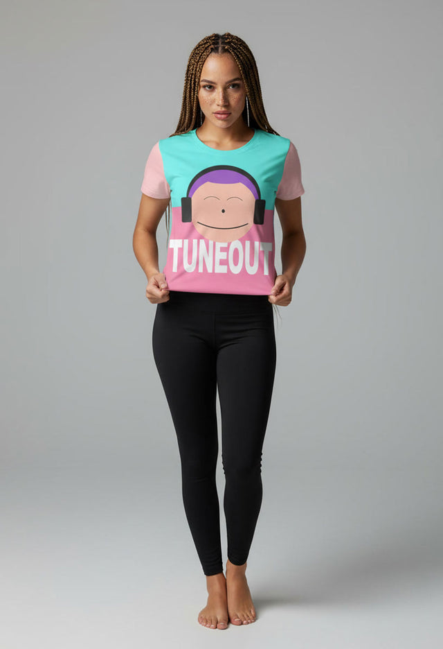 TuneOut Graphic Women's Top
