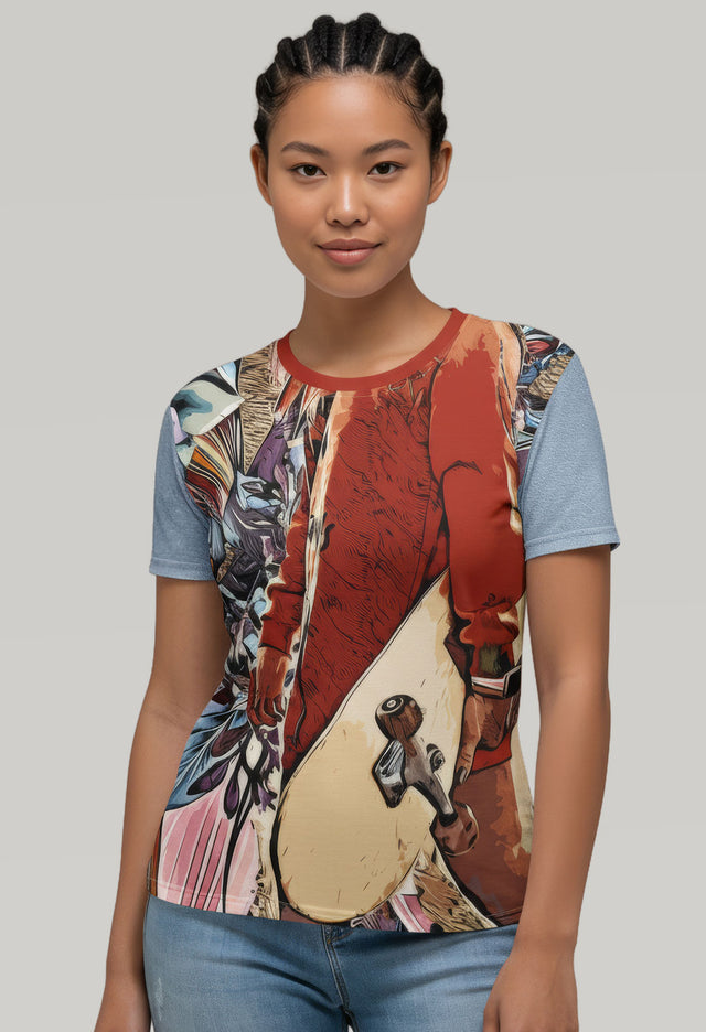 With Lynn Short Sleeve Graphic Top