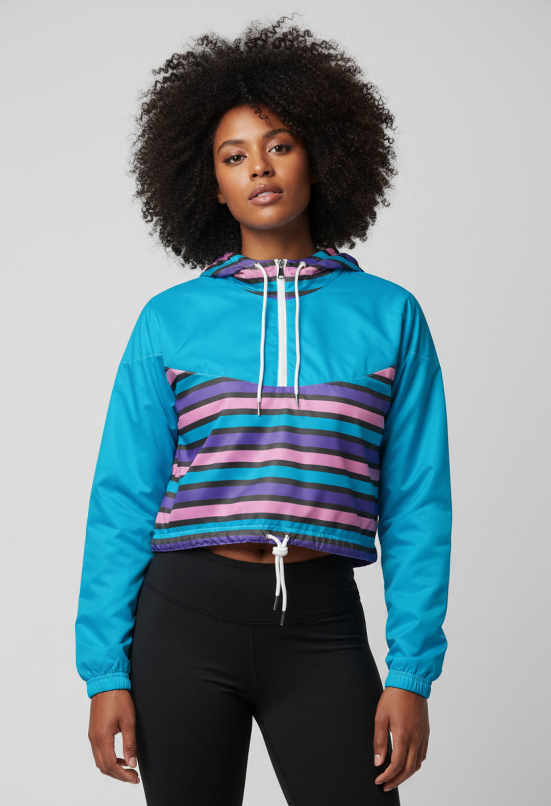 Zara Women's cropped windbreaker – Sania Marie