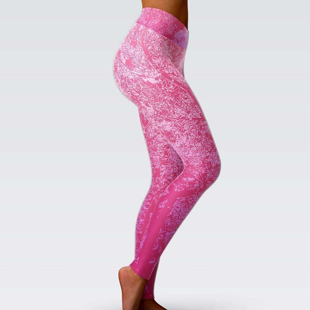 Pink Ice Leggings by Sania Marie