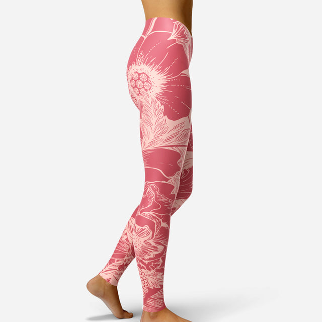 Leggings de encaje matutino