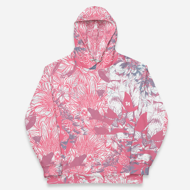 Sudadera rosa con capucha Envy