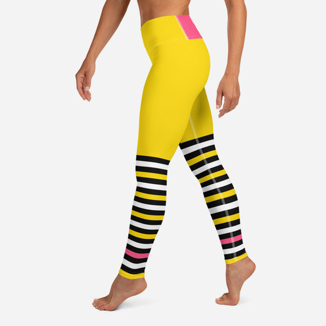 Sick Bee Yoga High Waist Leggings