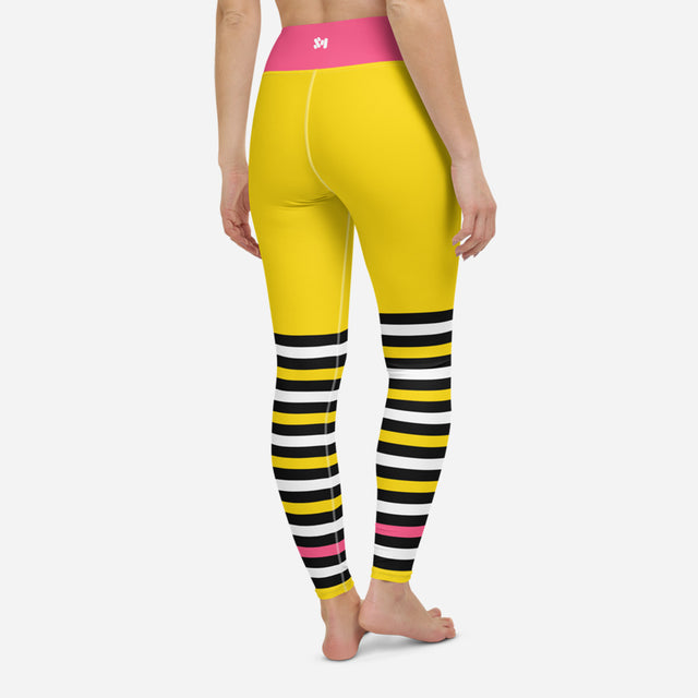 Sick Bee Yoga High Waist Leggings