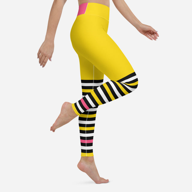 Sick Bee Yoga High Waist Leggings