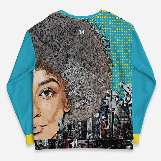 Stellar Custom Fleece Print Sweatshirt (Plus Size)
