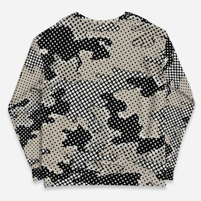 Too Sexy Camo Relaxed Crew Sweatshirt