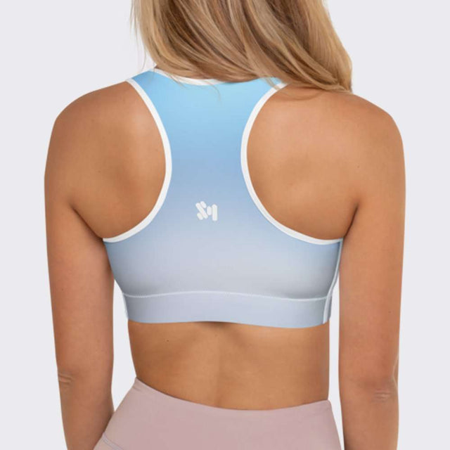 Blue Journal Sports Bra by Sania Marie