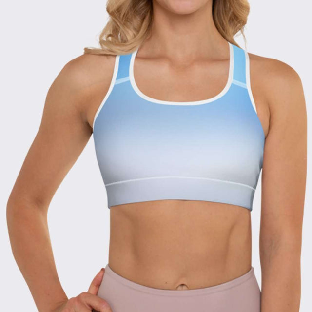 Blue Journal Sports Bra by Sania Marie