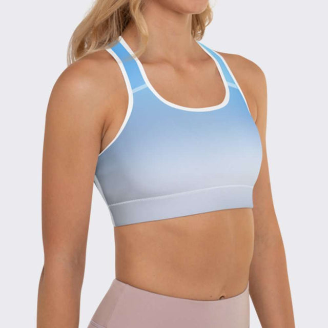 Blue Journal Sports Bra by Sania Marie