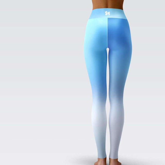 Blue Journal Leggings by Sania Marie