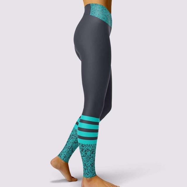 Blueberry Passion Leggings by Sania Marie