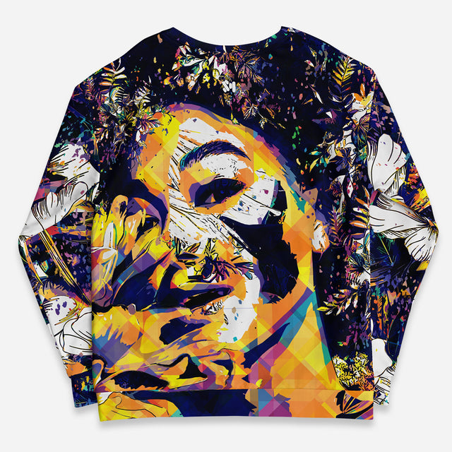 Echo Graphic Black Crew Fleece (Plus Size)