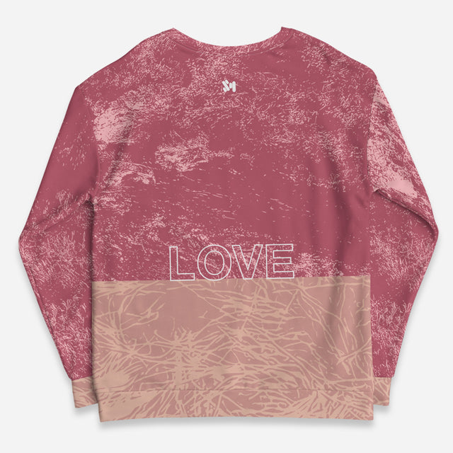 Hope Love Relaxed Fit Crew Sweatshirt