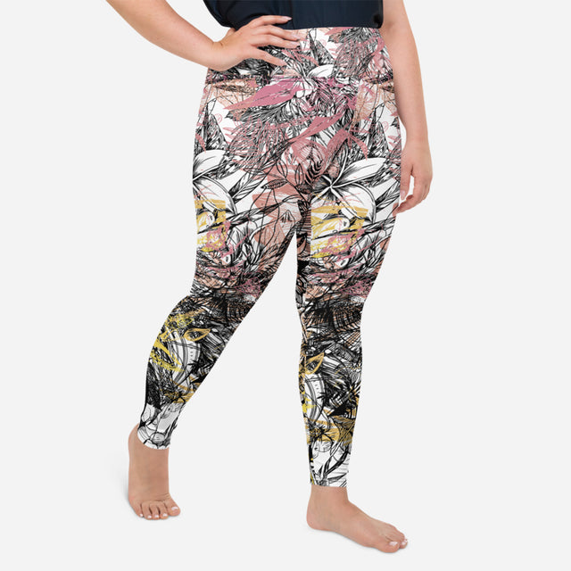 Leggings de talla grande enamorados